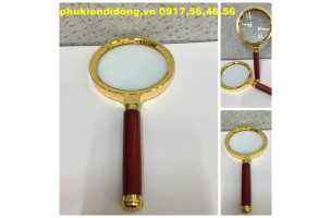 Kính lúp cầm tay inox mạ ánh vàng
